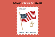 Postage Stamp Template Set (Updated), an Object Graphic by Krafti Lab (Thumbnail 12 of 14)