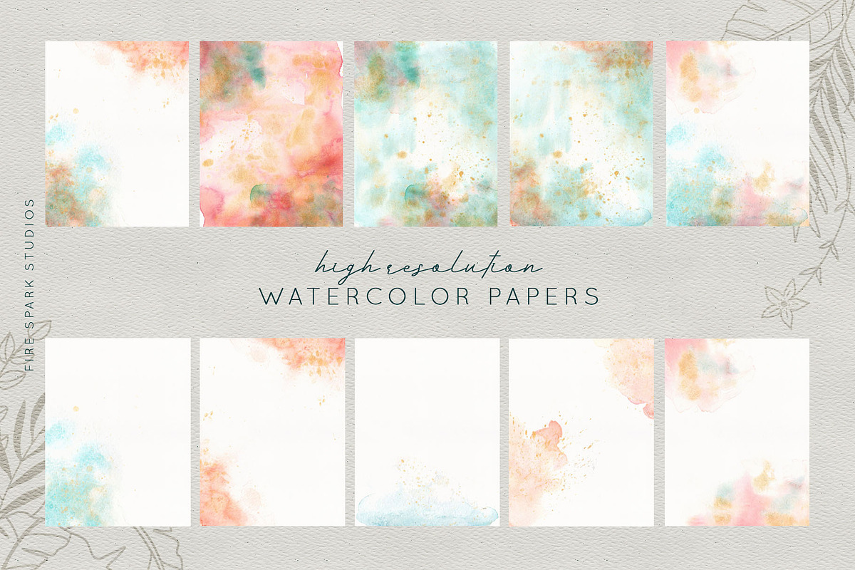 Greenery Illustrations and Textures, an Object Graphic by Fire Spark Studio (Photo 7 of 9)