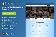 Edu-Fi - Institute Finder UI Kit, an UI Kit Template by Uptechies (Thumbnail 1 of 3)
