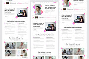 ScienPod- Podcast Landing Page, a Landing Page Template by SquidPixey (Thumbnail 5 of 5)