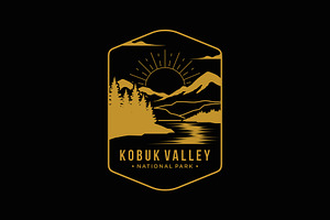 Kobuk Valley National Park logo, a Branding & Logo Template by swarnstudio