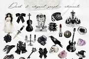 Dark Soul Collage Collection, an Object Graphic by VirinaDesign (Thumbnail 5 of 11)