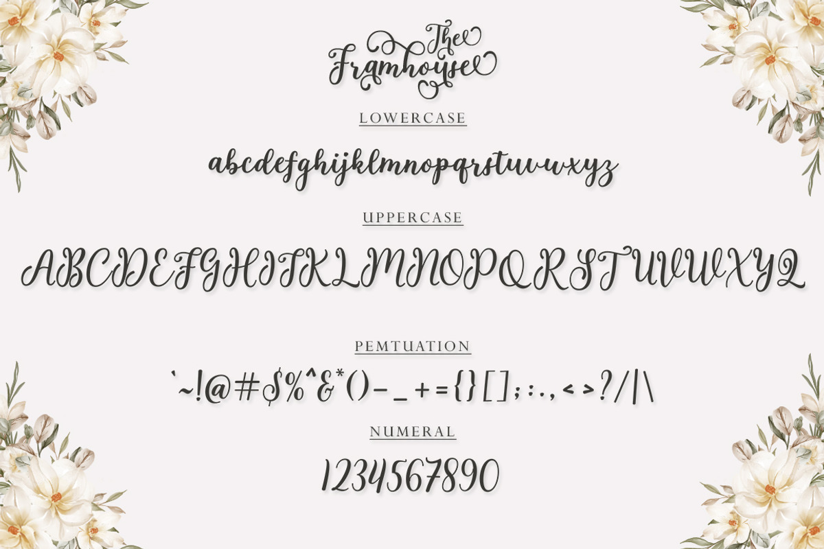 The Farmhouse, a Script Font by Strong.co (Photo 7 of 8)
