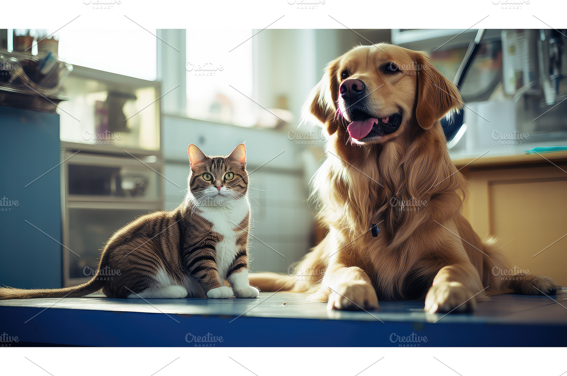 pet cat dog vet ai generated, an Animal Photo by pikepicture