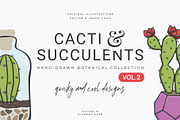 Cacti & Succulents Graphics Bundle 2, a Decorative Illustration by Pigment Café (Thumbnail 7 of 8)