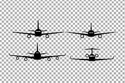 Airplane Front View Vector Bundle, an Object Graphic by Artonix (Thumbnail 3 of 3)
