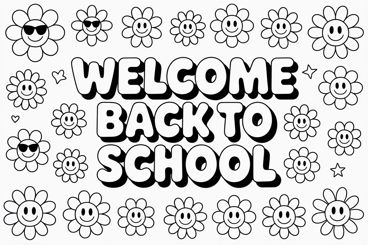 Back to School Coloring Pages design, an Illustration by Amazin_art (Photo 9 of 13)