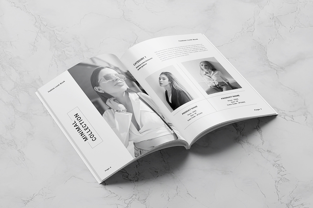 Fashion Photography Lookbook, a Brochure Template by Spark_Creative (Photo 4 of 11)
