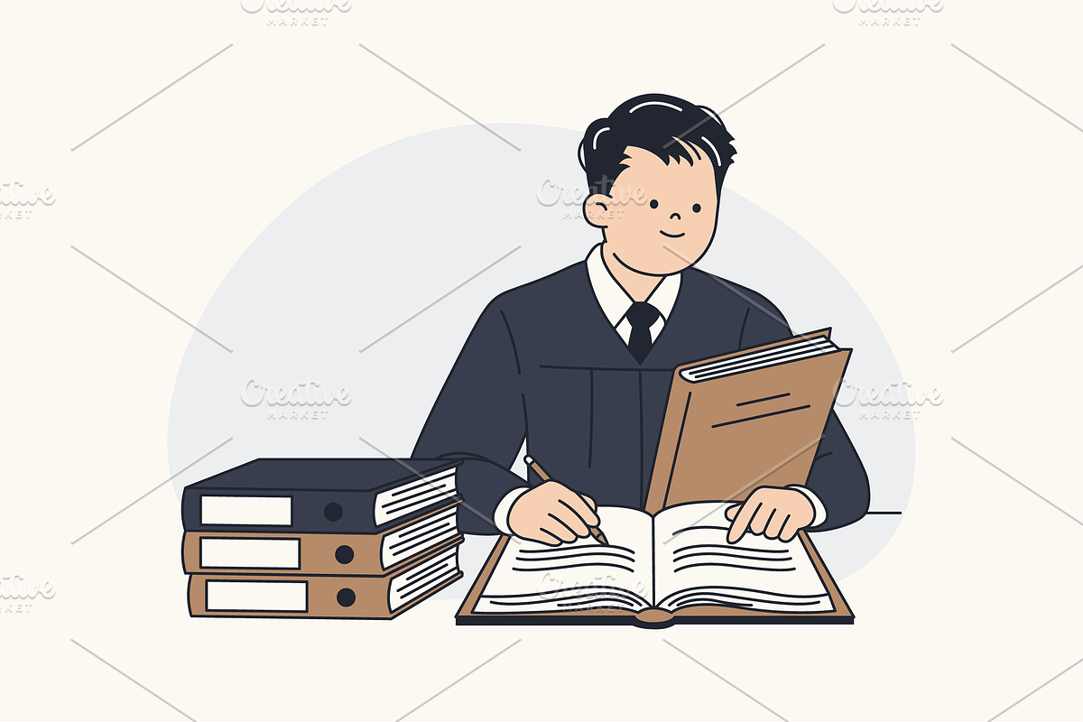Inside the Legal Mind Illustration, an Object Graphic by Jump Studio (Photo 6 of 12)