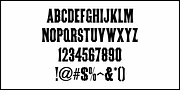 Table Wood JNL, a Font by Jeff Levine Fonts (Thumbnail 3 of 5)
