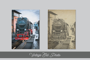 Vintage Look Photoshop Actions Pack