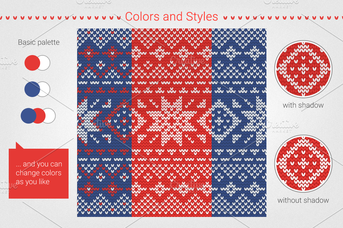 1000 Knitting Patterns Generator, a Pattern Graphic by miumiu