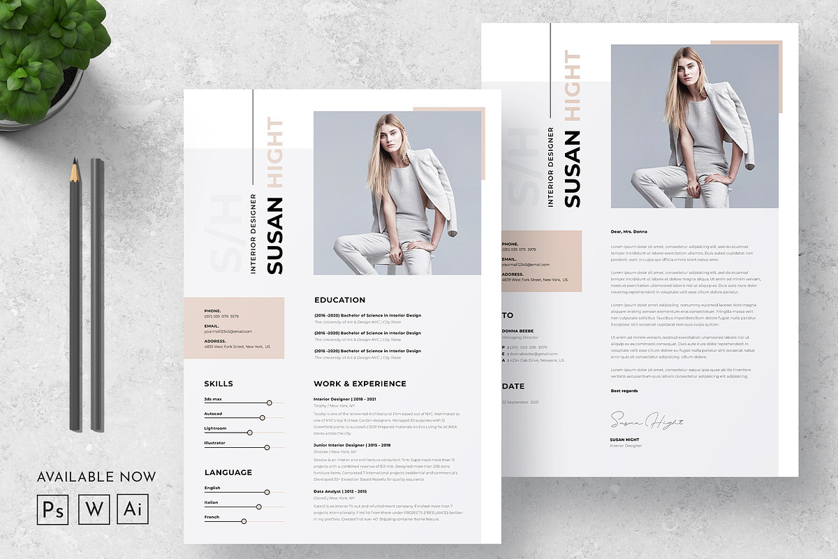 Resume Word, a Resume Template by NanoAgency
