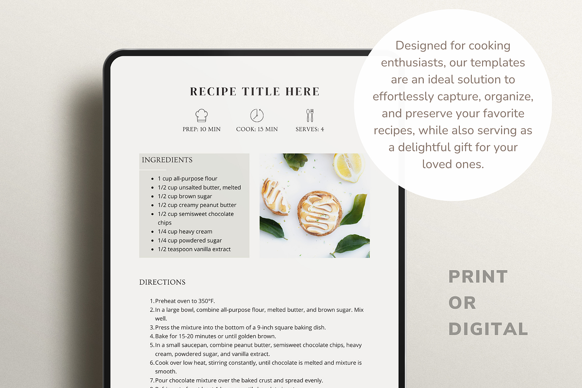 Cookbook Template CANVA, a Magazine Template by OrganizationOasisRo (Photo 8 of 10)