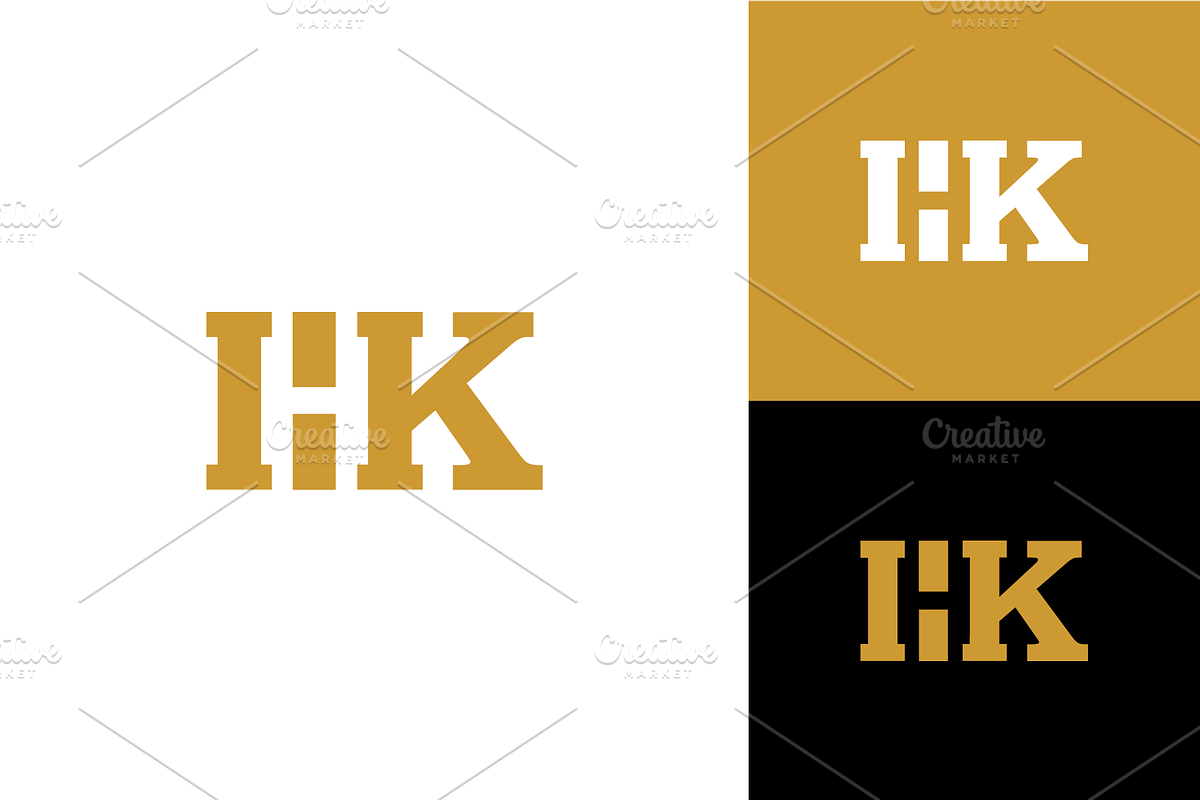 Logo Letter HK Simple Minimalist, a Branding & Logo Template by zaqilogo (Photo 1 of 2)