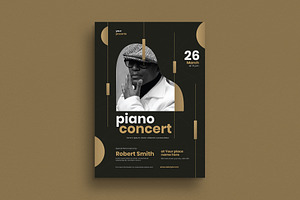 Piano Concert Event Flyer