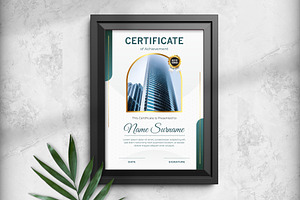 Certificate Template, a Stationery Template by Panen Creative