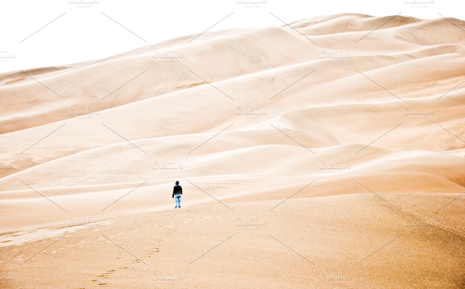 Great Sand Dunes Stock Photograph