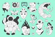 Y2K Illustrations and Elements Set, an Object Illustration by Vasya Kobelev (Thumbnail 12 of 17)