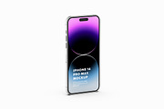 iPhone 14 Pro Max Mockup, an iPhone Mockup by UnicDesign (Thumbnail 5 of 10)