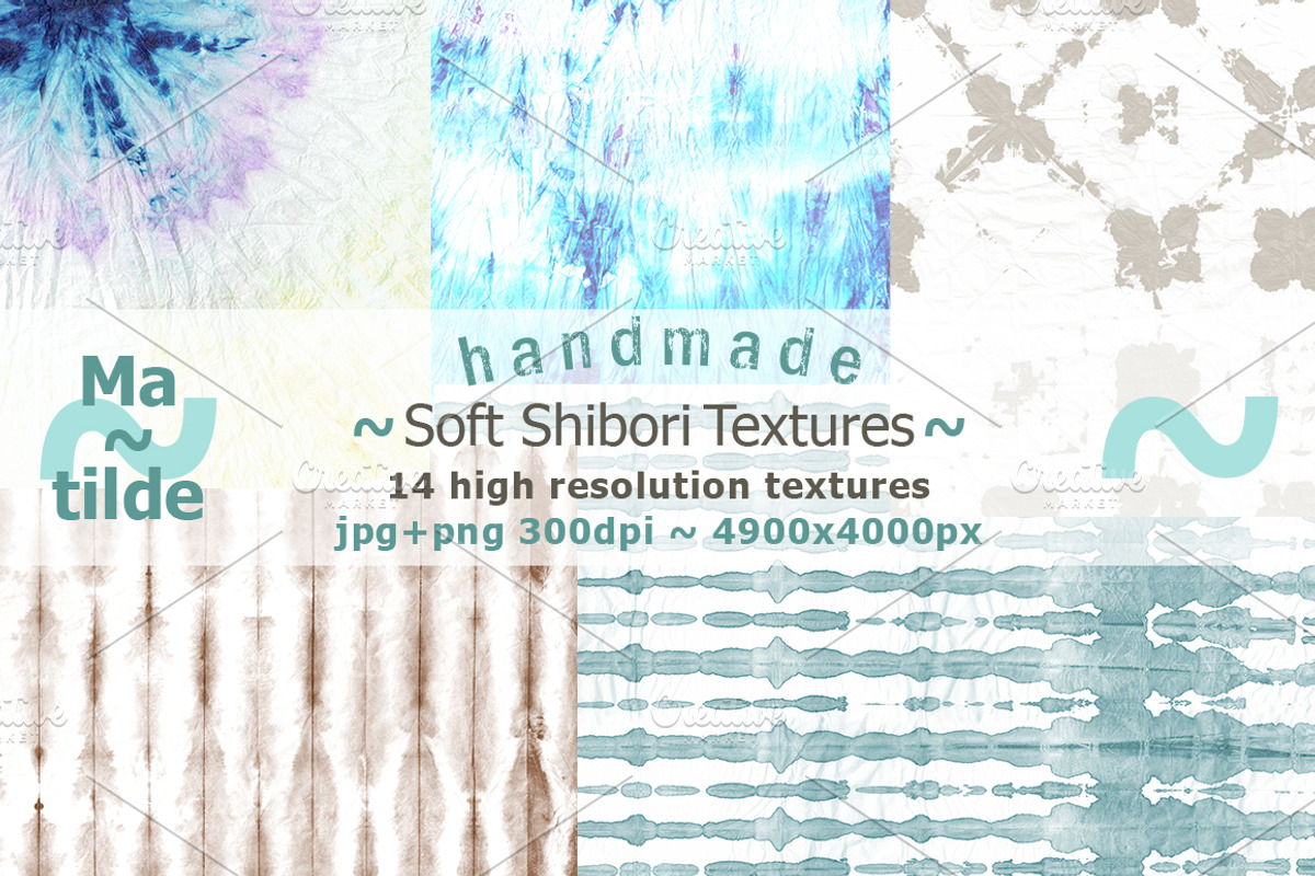 Soft shibori textures, a Texture Graphic by MatildeGraphics (Photo 1 of 5)