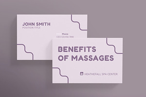 Massage Business Card