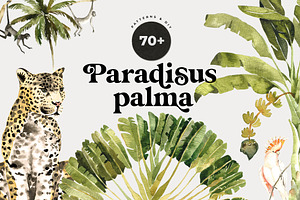 TROPICAL PALMS & Animals Patterns