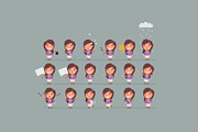 Character poses set 7, a Finance Illustration by Beatriz Gascón (Thumbnail 1 of 3)