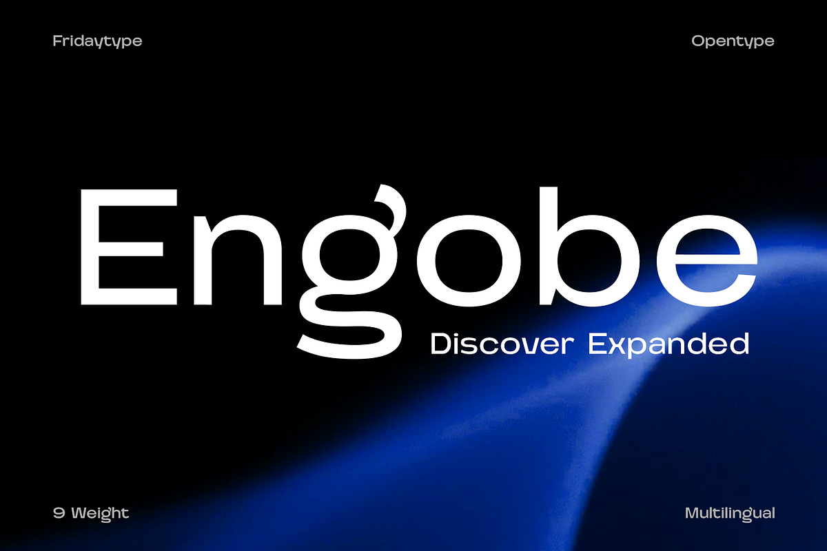 Engobe Expanded, a Sans Serif Font by Fridaytype (Photo 1 of 12)