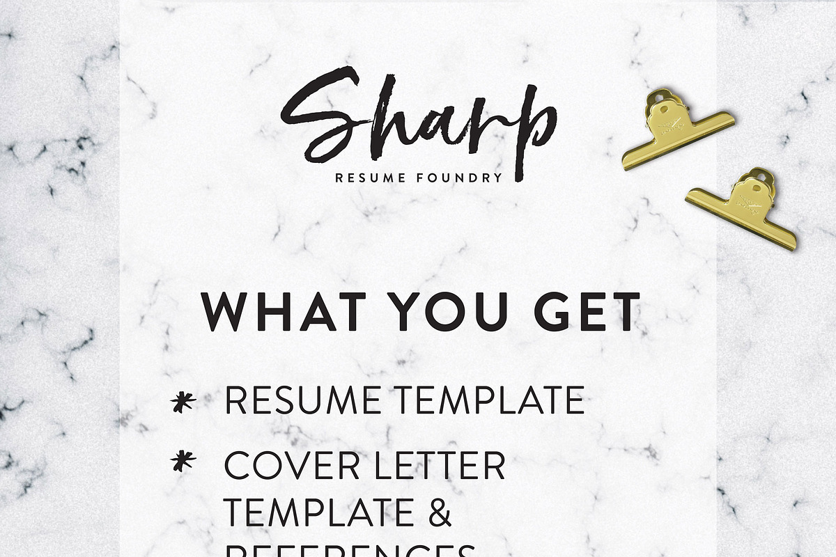 Modern Resume Template for Word, a Resume Template by SharpResumeFoundry (Photo 5 of 6)
