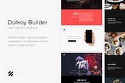 Dorkoy Website Builder, a Bootstrap Template by Dorkoy (Thumbnail 1 of 5)