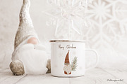 Merry Christmas Nordic Gnome clipart, an Illustration by polikarpovaart (Thumbnail 10 of 10)