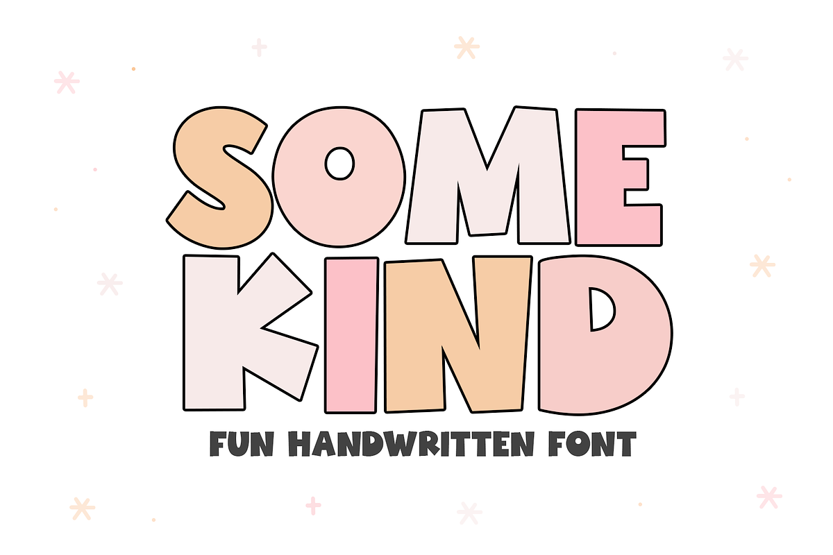 Somekind | Fun Handwritten Font, a Font by KA Designs (Photo 1 of 9)