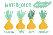 COLOR MAGIC Brushes for Procreate, a Brush Add-On by AnniaArt (Thumbnail 8 of 9)