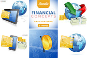 Electronic Payment Concepts, a Finance Illustration by TAlex (Thumbnail 1 of 6)