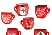 SALE Watercolor cup Mug Collection, a Decorative Illustration by bungamustia (Thumbnail 5 of 5)