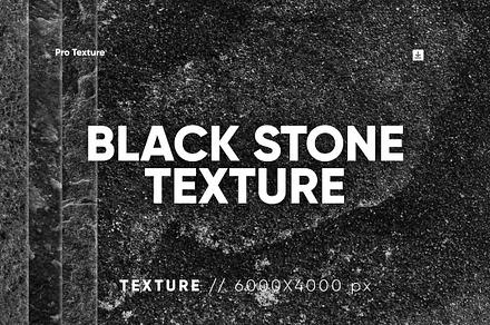 20 Black Stone Textures, a Texture Graphic by CCPreset