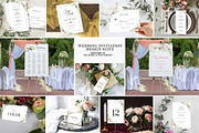 Canva Wedding Invitation Suite, an Invitation Template by ShineOnWedding (Thumbnail 1 of 12)
