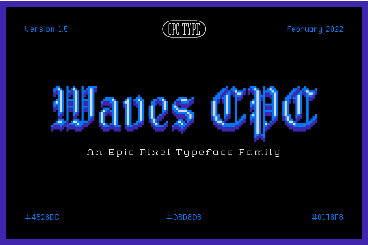 Waves CPC, a Blackletter Font by Christopher P. Cacho (Photo 1 of 9)