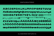 CS Battle – Futuristic Font, a Sans Serif Font by Craft Supply Co. (Thumbnail 8 of 8)
