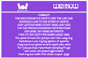 Pleasant Dream font, a Font by weknow (Thumbnail 6 of 8)