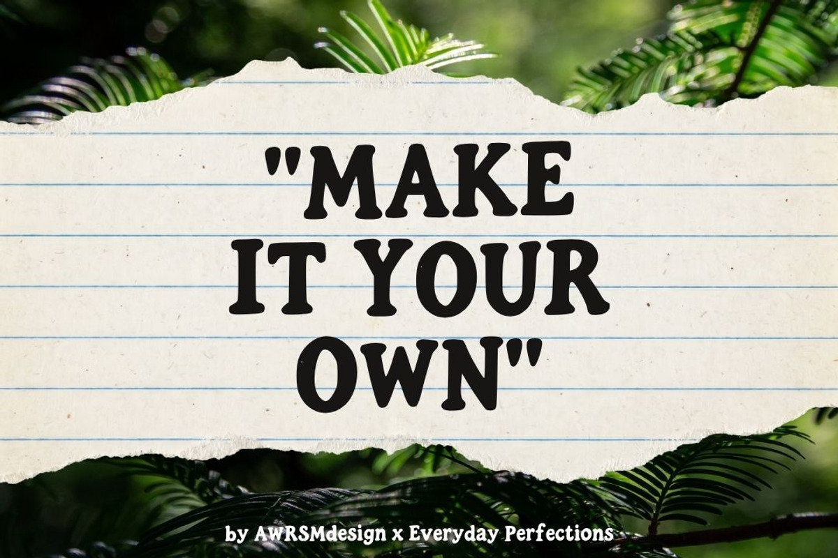 Felmora | Bold Display Font, a Handwritten Font by Everyday Perfection (Photo 4 of 5)