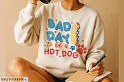 Hot Dog 4th of July Hand-drawn SVG, a Graphic by mh_arif (Thumbnail 4 of 4)