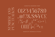 Cerotta, a Serif Font by zeenesia (Thumbnail 16 of 17)