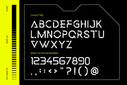 Vavage – Futuristic Display Font, a Sans Serif Font by Vadovastd (Thumbnail 7 of 7)