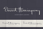 Ernest, a Script Font by Posterizer KG (Thumbnail 3 of 6)