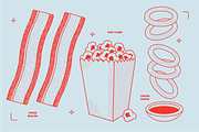 American Food Vector Illustrations, a Food Illustration by TheFoodAtlas (Thumbnail 15 of 19)