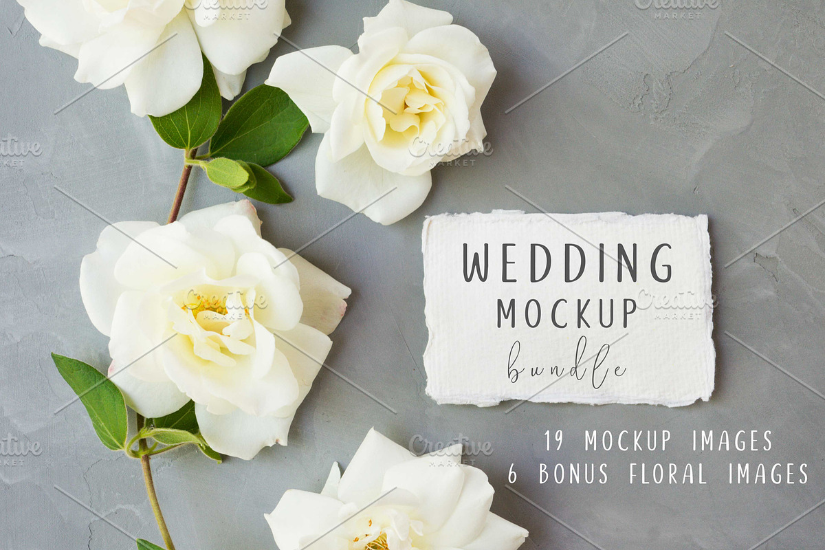Wedding Mockup Styled Stock Bundle, a Print Template by LaPorte Images (Photo 2 of 12)
