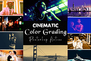 Cinematic Color Grading Ps Action, an Action Add-On by Studio Retouch (Thumbnail 1 of 19)
