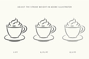 La Dolce Vita Hand-Draw Collection, an Object Illustration by NatalieArtShop (Thumbnail 13 of 14)